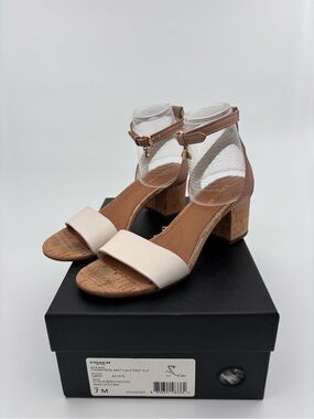 Coach Thompson ankle strap Block Heel Sandal - Women's size 7